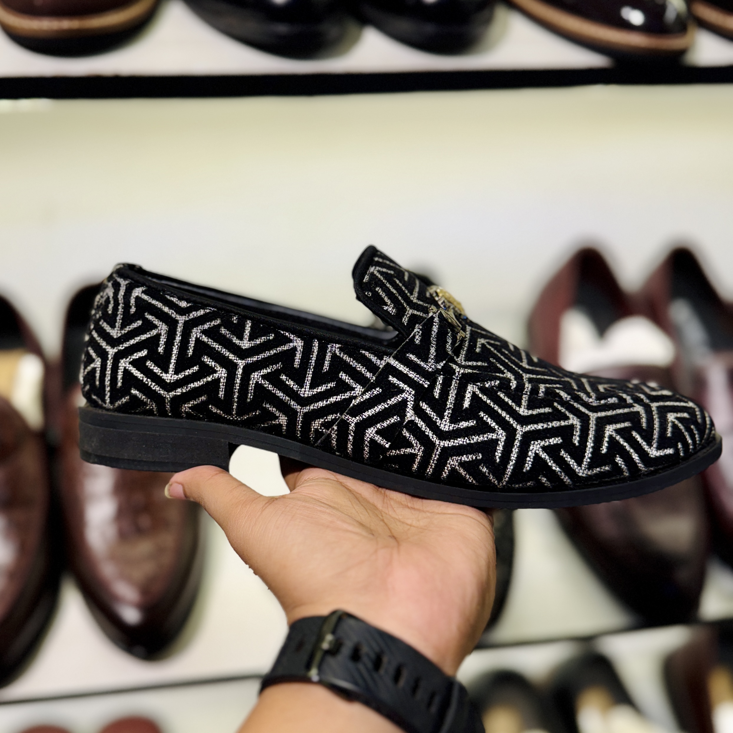 Imported Fabric Penny Shoes - Image 2