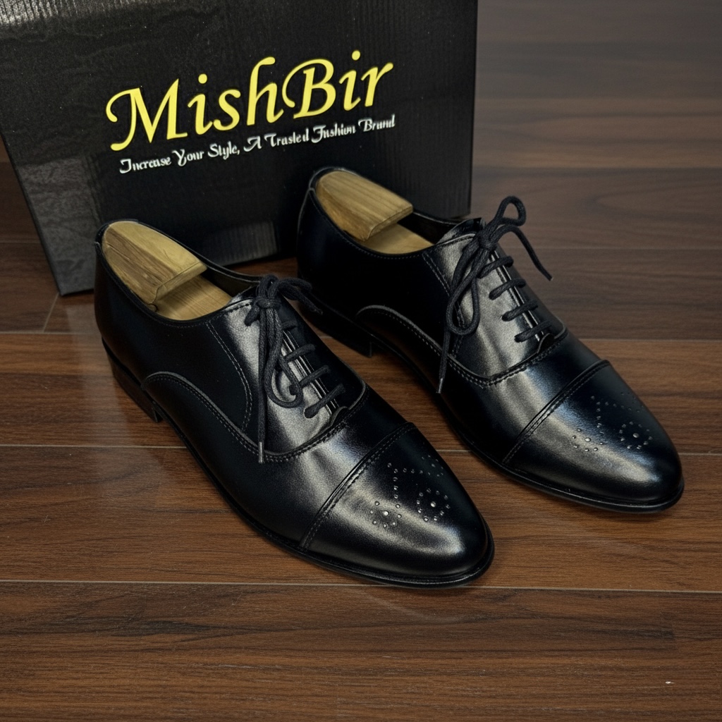 MishBir Men’s Oxford Shoes | 100% Pure Leather - Image 2